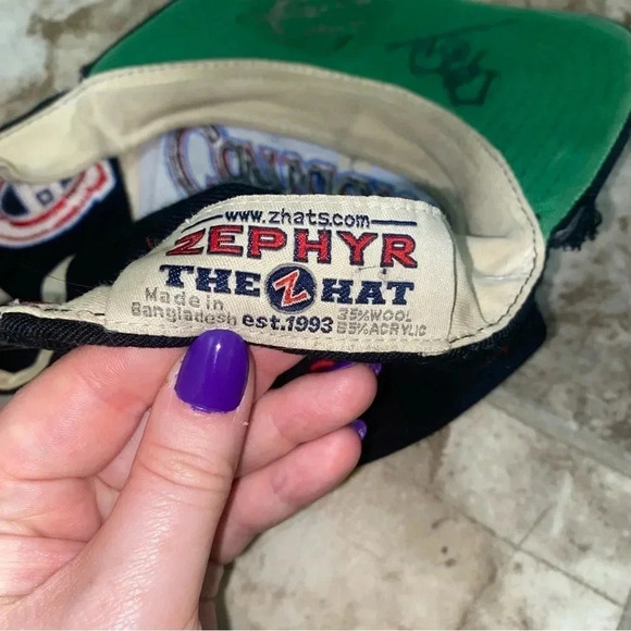 Men’s Vintage 1993 Montreal Canadians NHL Snap Back  Hat Zephyr brand Worn Out - Picture 7 of 14